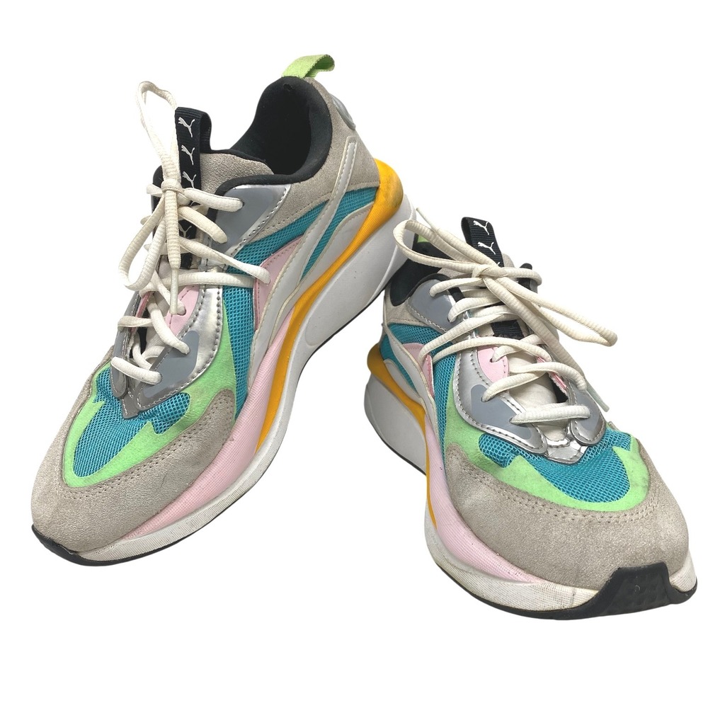 Puma Women's RS-Curve Aura Pastel Chunky Sneakers Shoes Size US 8.5 EUR 39